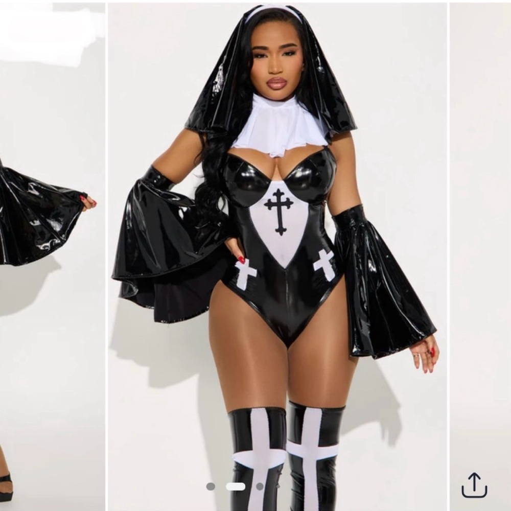 Nun 🔥 costume cosplay Fashion Nova Halloween sexy - Picture 2 of 8